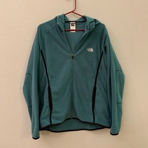 North face zip up sweater